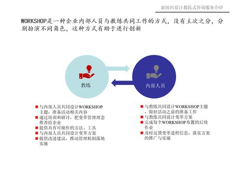新組織設(shè)計教練式咨詢服務(wù)介紹